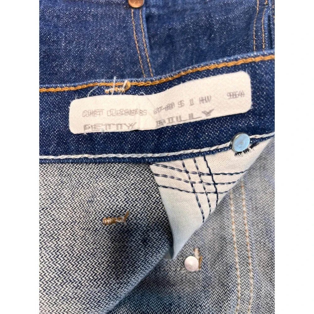 Vintage Wrangler Mens Denim Jeans 42x34 Dark Wash Cotton Made in USA 13MWZ
